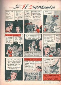 Comics: 1948 BILLIKEN # 1484 SUPERMAN LINO PALACIO C/LAMINA CONEJIN BATUQUE PELOPINCHO Y CACHIRULA